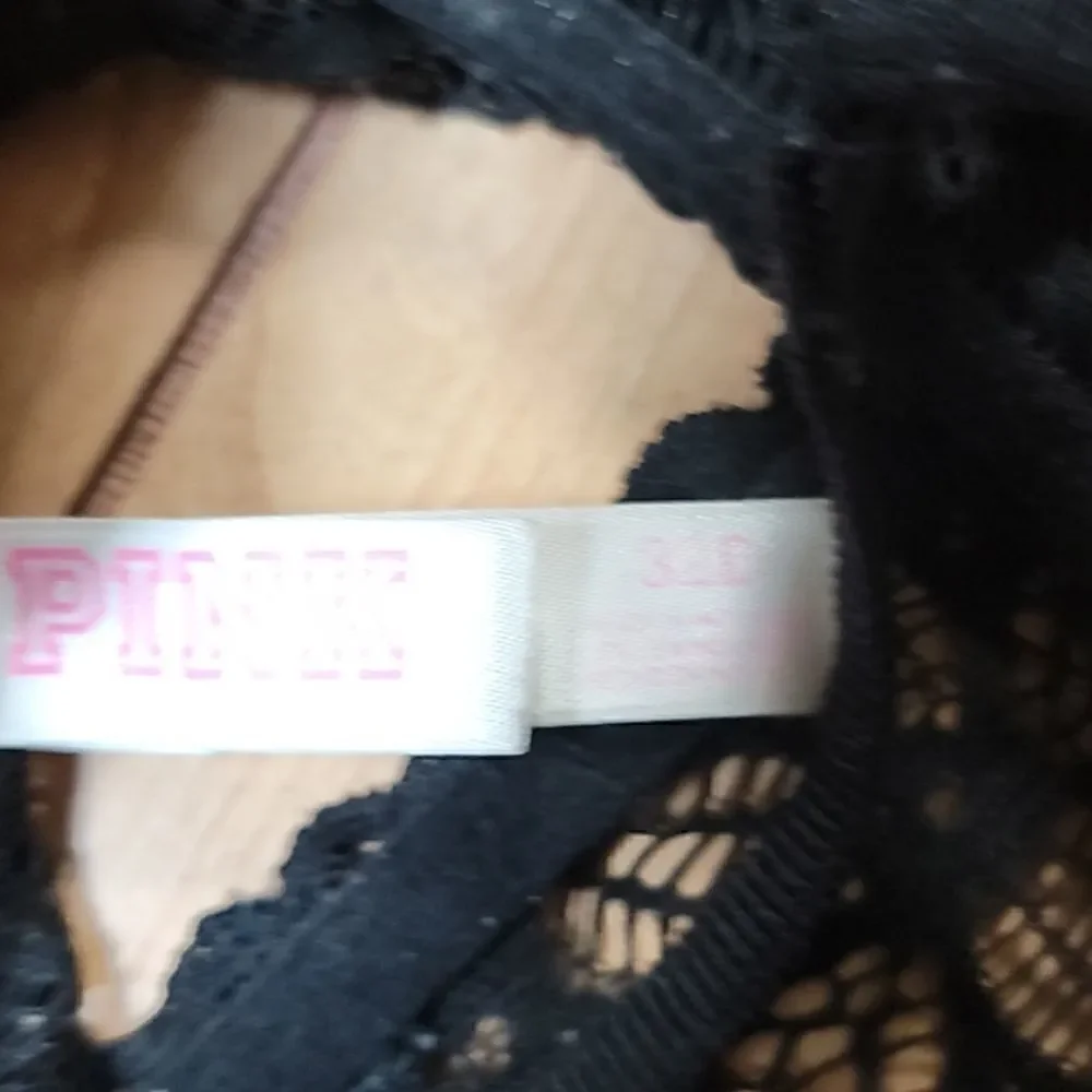 PINK VICTORIA'S SECRET DATE RACERBACK LACE BRA